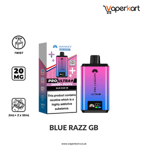 Hayati Pro Ultra Plus 25K Prefilled Pod Kit - Blue Razz GB