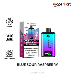 Hayati Pro Ultra Plus 25K Prefilled Pod Kit - Blue Sour Raspberry