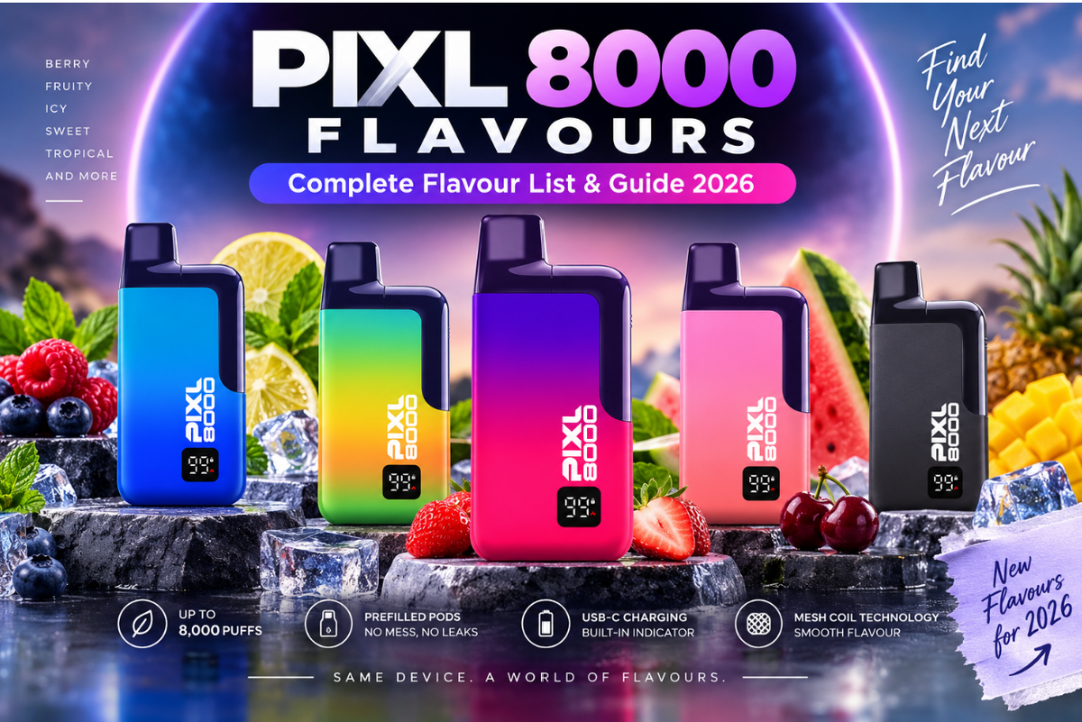 PIXL 8000 Flavours: Complete Flavour List & Guide 2026