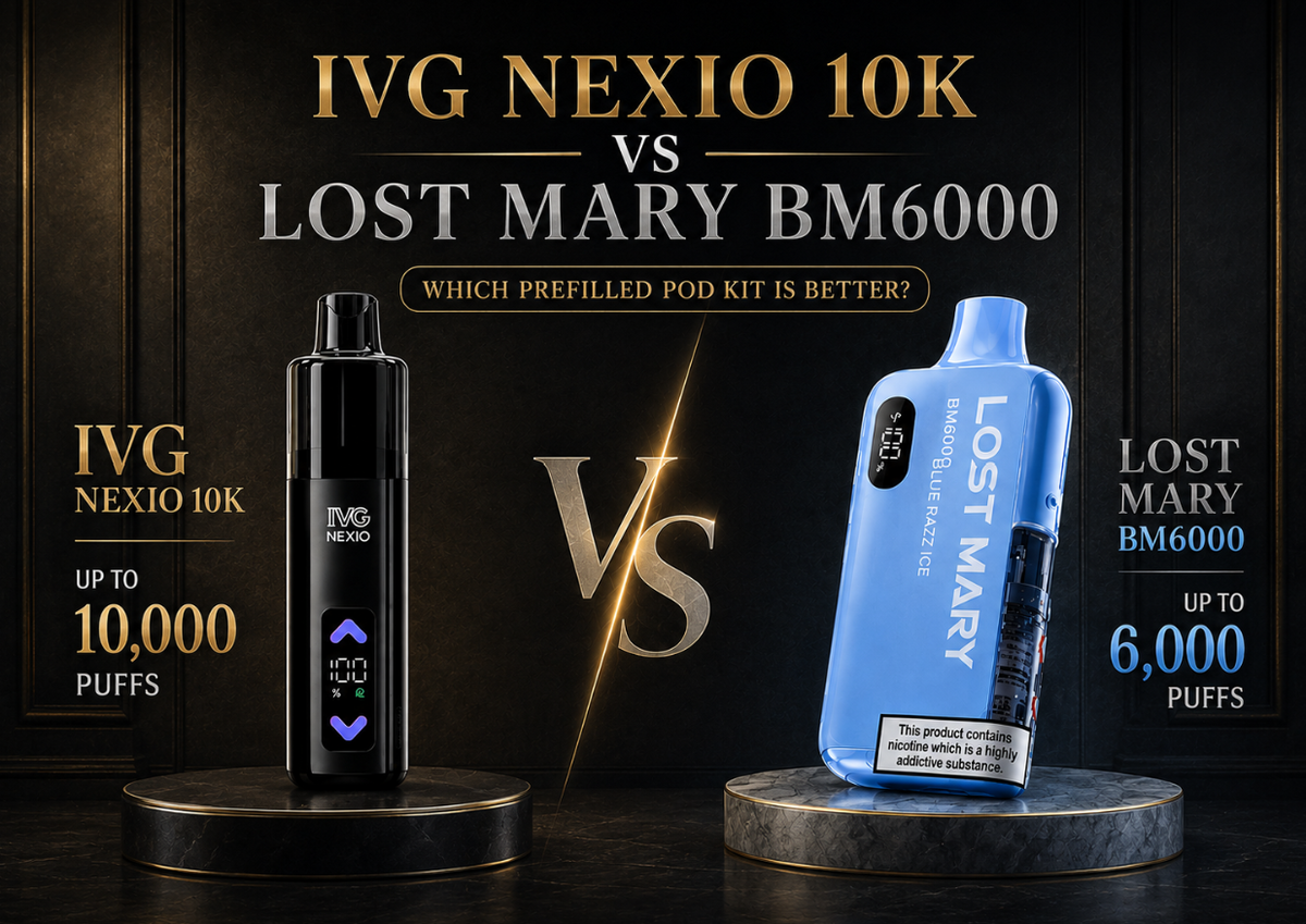 IVG NEXIO 10K vs Lost Mary BM6000: Which Prefilled Pod Kit Is Better?