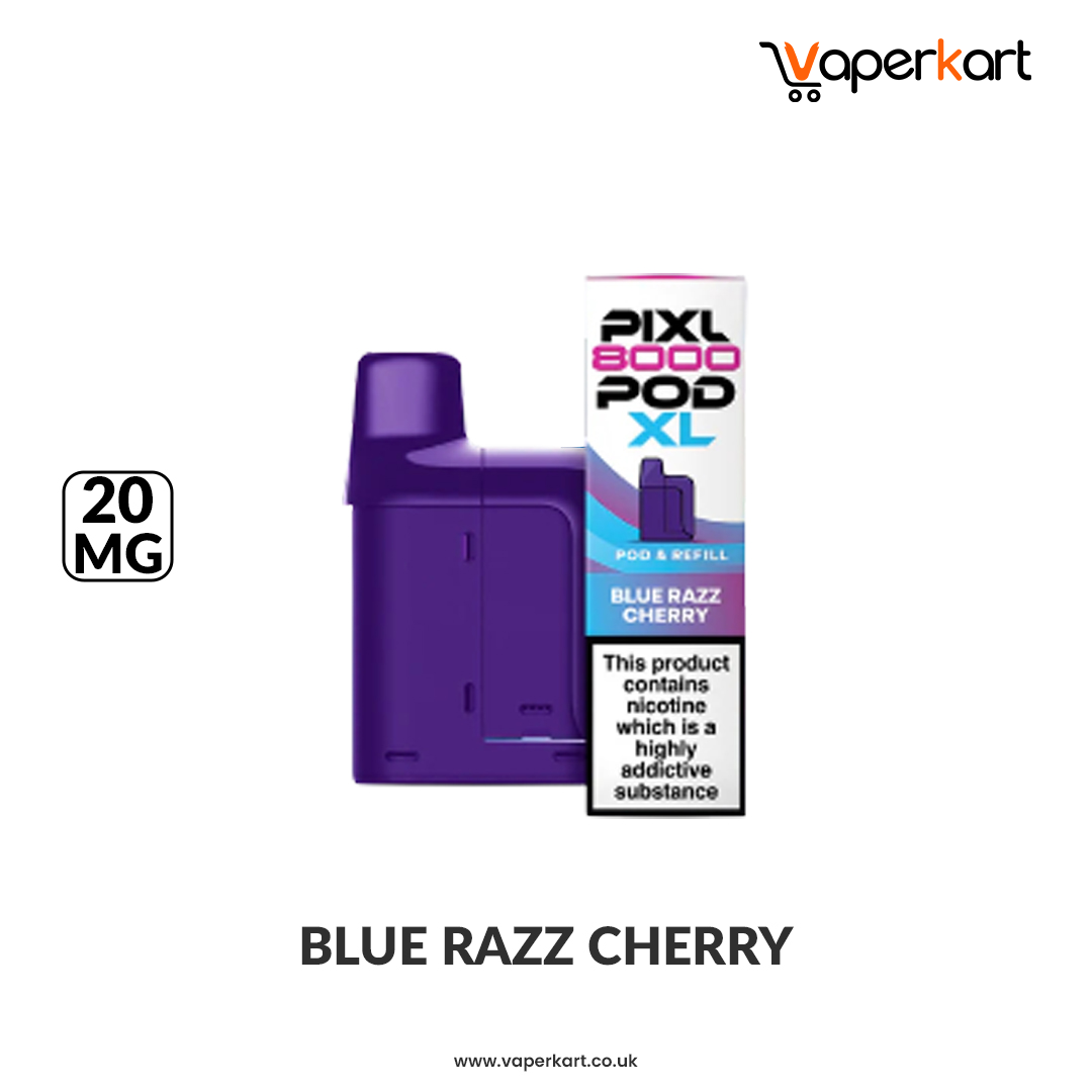 Pixl 8000 XL Prefilled Pods - Blue Razz Cherry