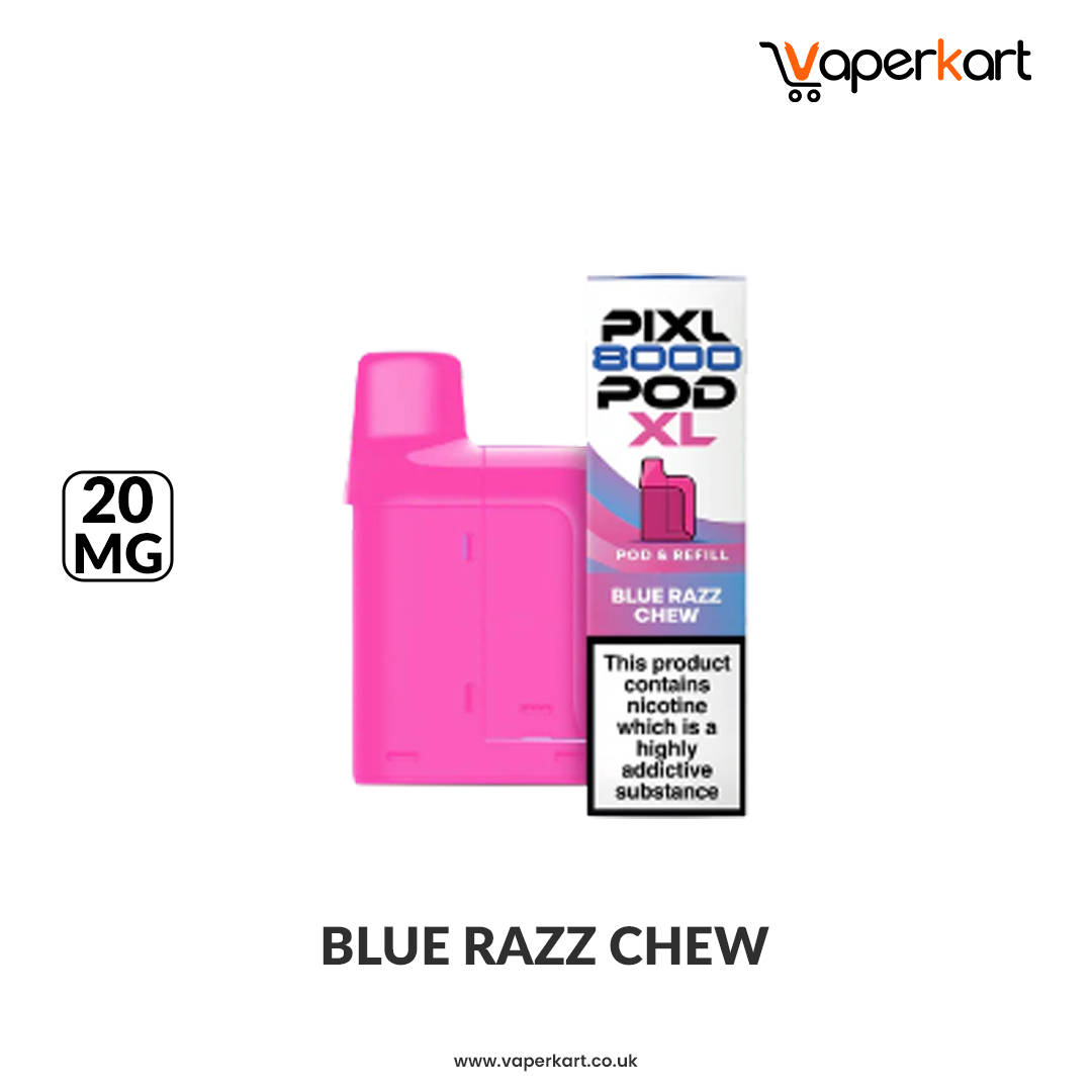 Pixl 8000 XL Prefilled Pods - Blue Razz Chew