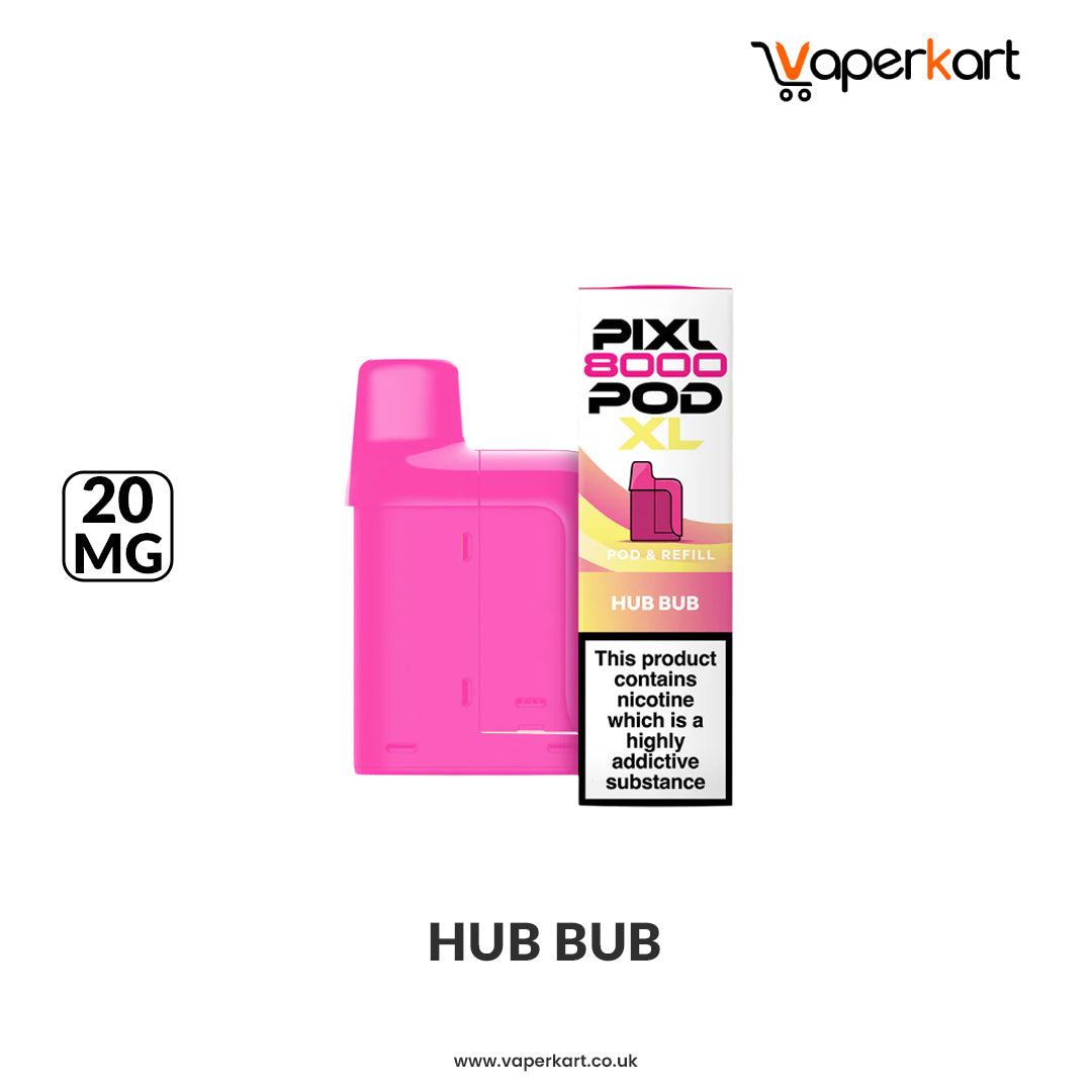 Pixl 8000 XL Prefilled Pods - Hub Hub