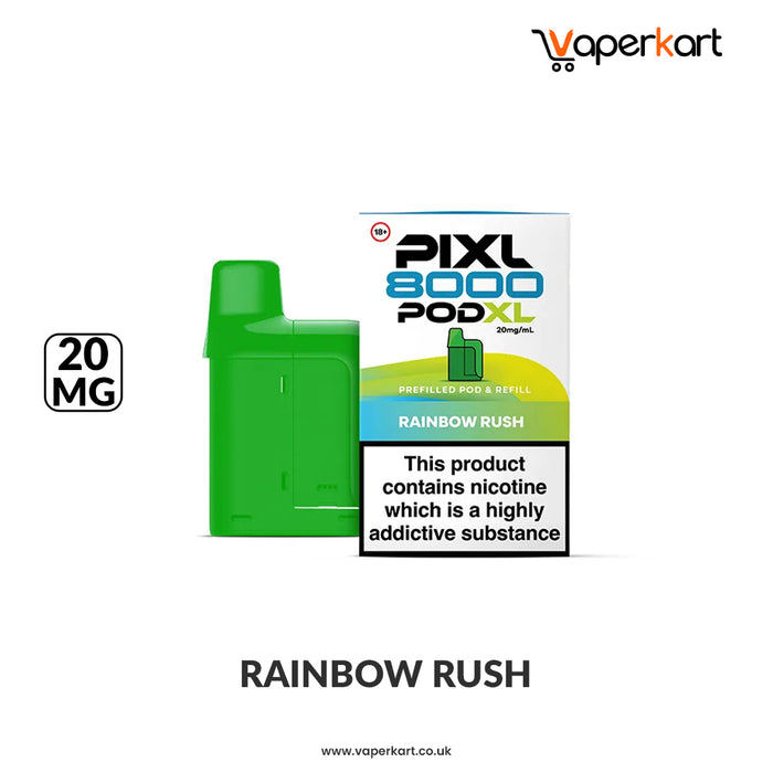 Rainbow Rush Pixl 8000 Refill Pods