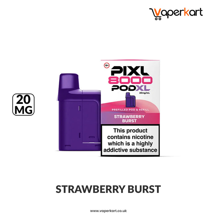 Strawberry Burst Pixl 8000 Refill Pods