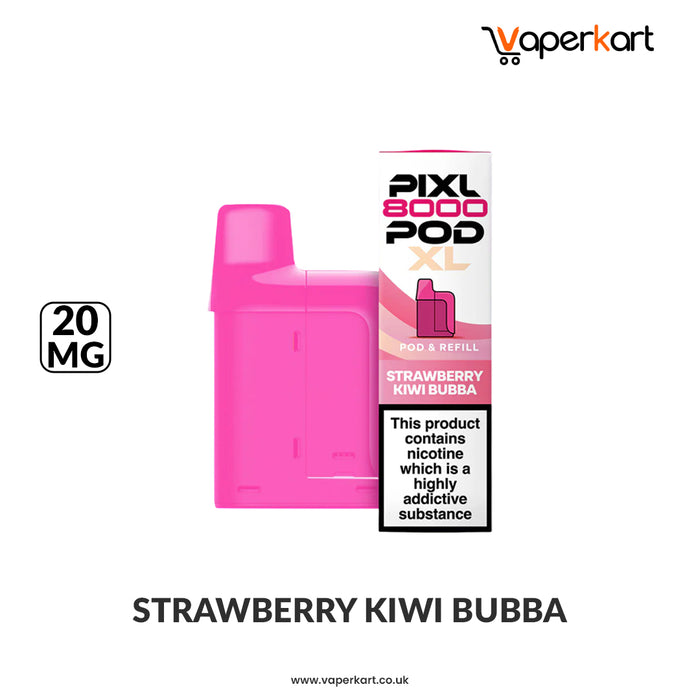 Strawberry Kiwi Bubba Pixl 8000 Refill Pods